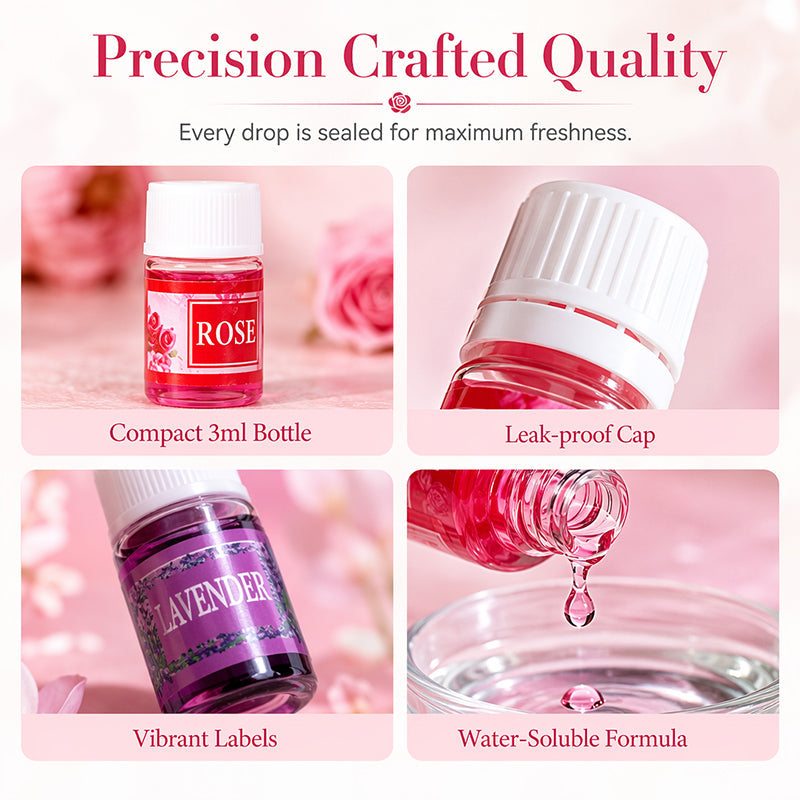 🧵 LIMITED TIME 50% OFF!12-Pack Water Soluble Essential Oils Set