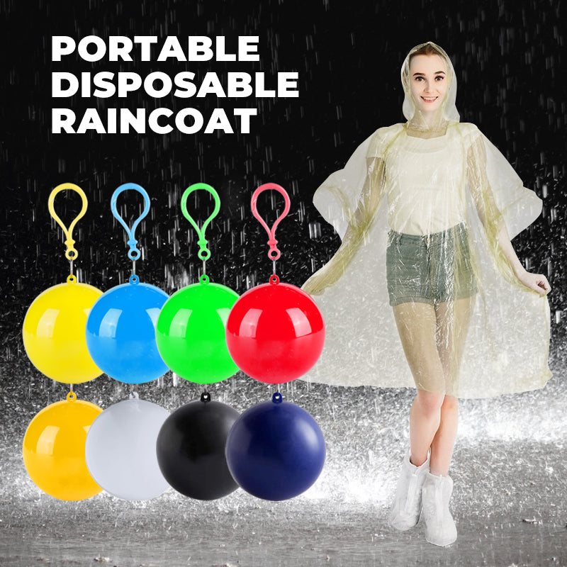 🔥Mini Ball Shape Disposable Raincoat(Buy 1 Get 1 Free)