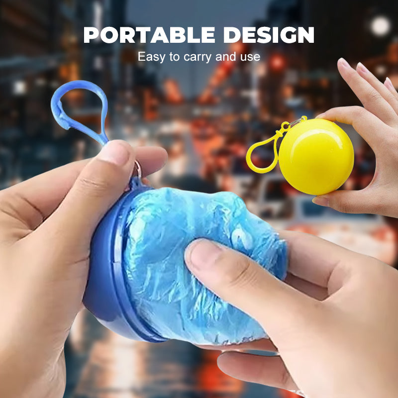 🔥Mini Ball Shape Disposable Raincoat(Buy 1 Get 1 Free)