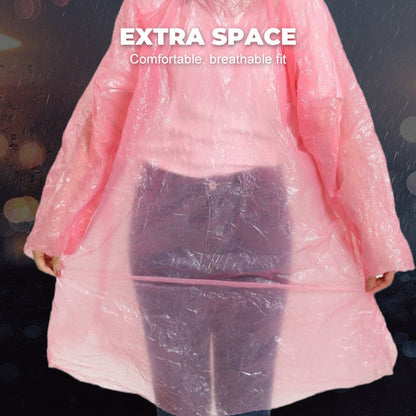 🌧️50% OFF NOW! Pocket‑Size Disposable Raincoat for Unexpected Showers, Compact Ball‑Packaged Waterproof Emergency Poncho, One‑Size‑Fits‑All Lightweight Rain Protection for Travel, Hiking & Outdoor Events