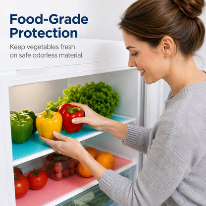 🛡️ Waterproof Fridge Shelf Liners – Non-slip, easy-clean & food-safe – Keeps fridge shelves fresh & organized ✨
