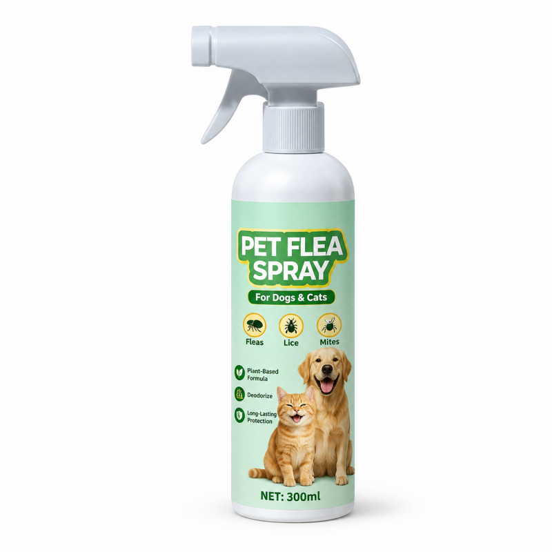 🥳2026 TOP PICK🥳 Pet Flea Spray – Plant-Based, Gentle Yet Effective – Repels Pests, Neutralizes Odors – Safe If Licked! 🛡️💨