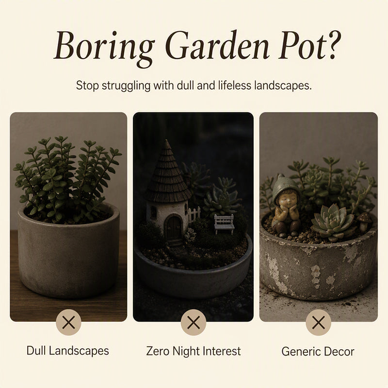 🌿 Glow-in-the-dark plant supports – 7 colors, premium resin, sturdy iron hooks. 🌙