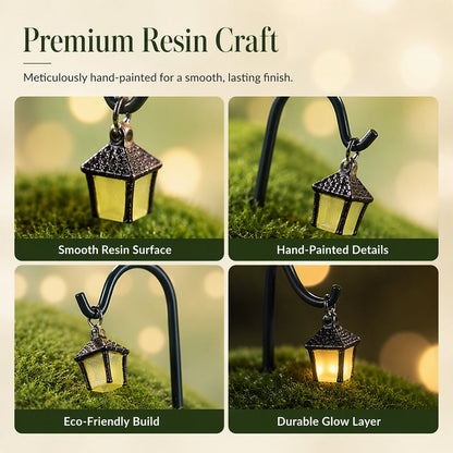 🌿 Glow-in-the-dark plant supports – 7 colors, premium resin, sturdy iron hooks. 🌙