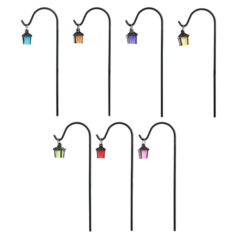 🌿 Glow-in-the-dark plant supports – 7 colors, premium resin, sturdy iron hooks. 🌙