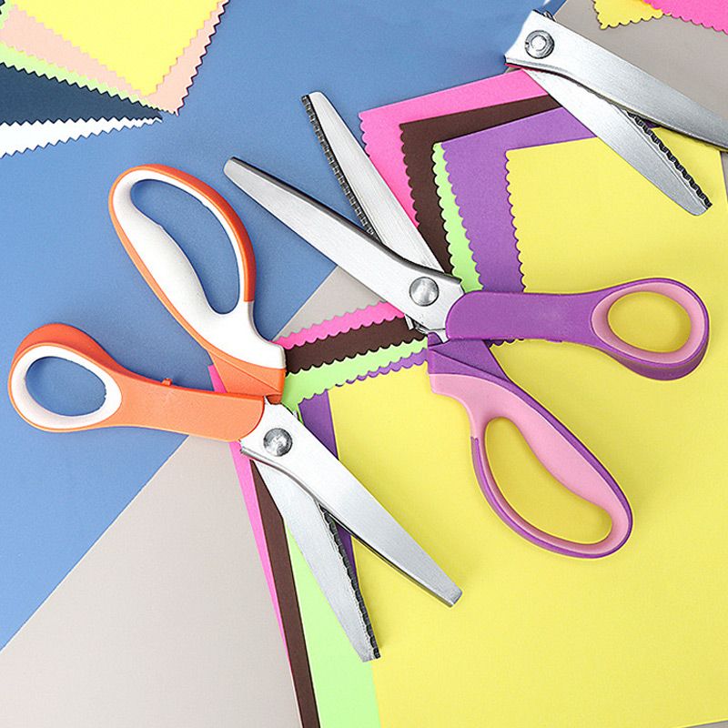 ✂️ 2026 Sale — Over 23,100 Sold! 🧵 Multipurpose Pinking Shears Serrated Scissors – Zigzag Fabric Cutting, Ergonomic Handle & Rust-Resistant Steel ⚡