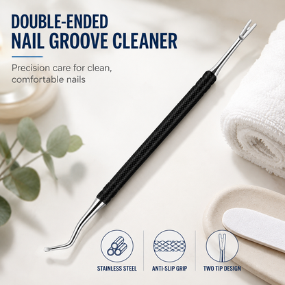 🔥Hot Sale 50% OFF🔥 Dual-Ended Toenail Lifter & Under-Nail Cleaner Tool – Professional Stainless Steel Nail Care Instrument, Lifts Nail Edges & Removes Debris, for Home Pedicure 🦶