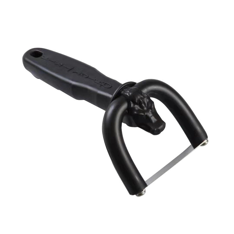 🥳2026 HOT SALE🥩🔪 50% OFF! Handheld Fat Trimmer for Beef & Pork – U-shaped curved holder targets surface fat without wasting lean meat! 🧑‍🍳✨