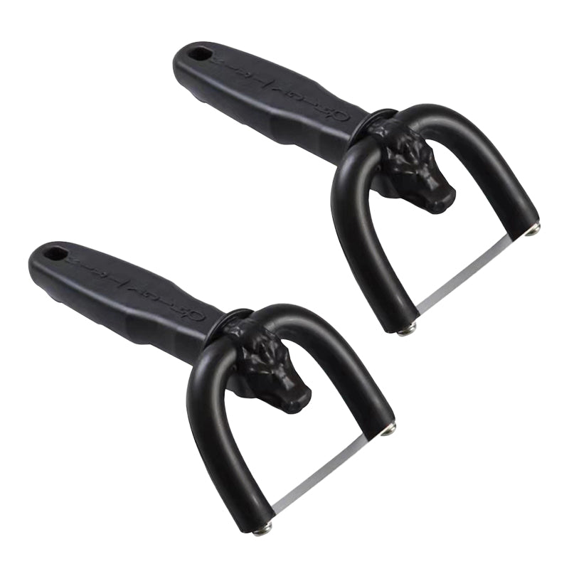 🥳2026 HOT SALE🥩🔪 50% OFF! Handheld Fat Trimmer for Beef & Pork – U-shaped curved holder targets surface fat without wasting lean meat! 🧑‍🍳✨