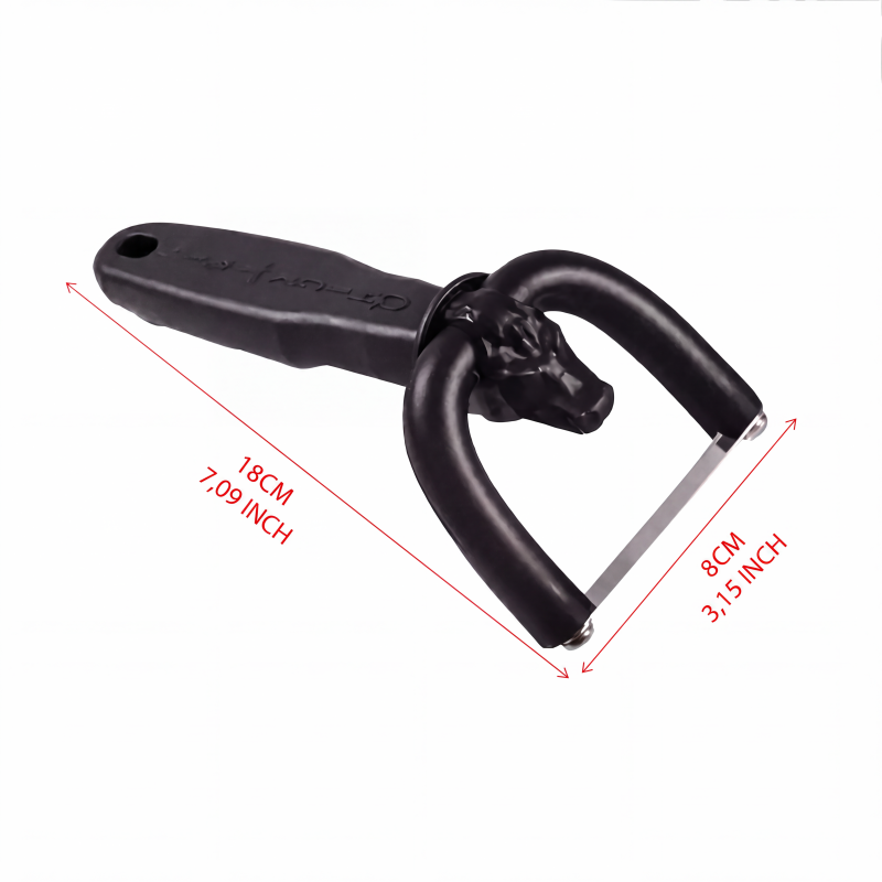 🥳2026 HOT SALE🥩🔪 50% OFF! Handheld Fat Trimmer for Beef & Pork – U-shaped curved holder targets surface fat without wasting lean meat! 🧑‍🍳✨