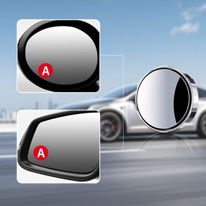 2PCS Suction Cup Car Blind Spot Mirrors