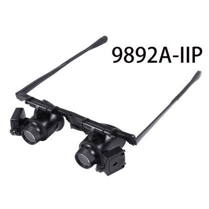 Binocular Magnifier Glasses with Light