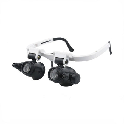 Binocular Magnifier Glasses with Light