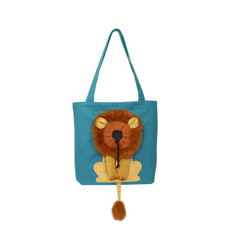 🥳 Hot Seller 🥳💞 Over 10,000 sold! Pet carrier! Features a head opening and lion-mane pattern, made from durable canvas. Travel in style—hurry and grab yours now! ✅