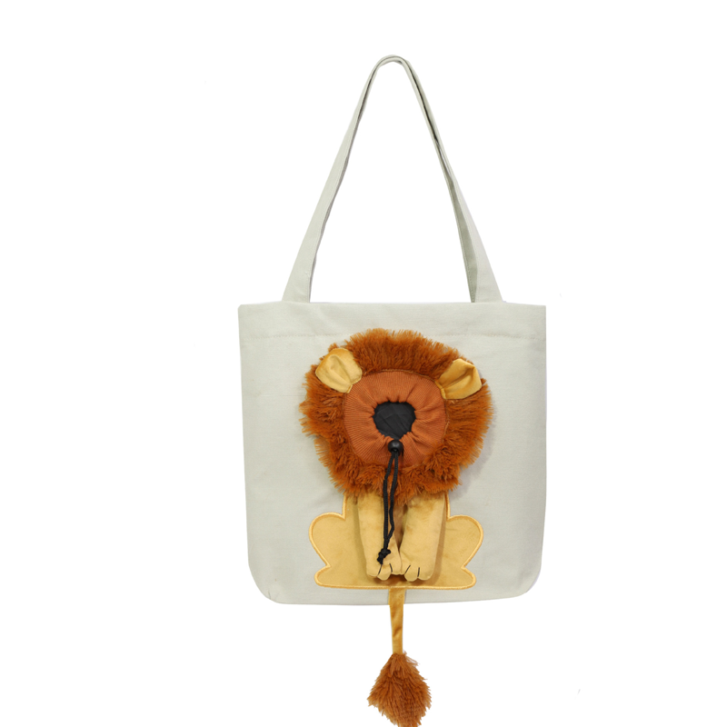 🥳 Hot Seller 🥳💞 Over 10,000 sold! Pet carrier! Features a head opening and lion-mane pattern, made from durable canvas. Travel in style—hurry and grab yours now! ✅