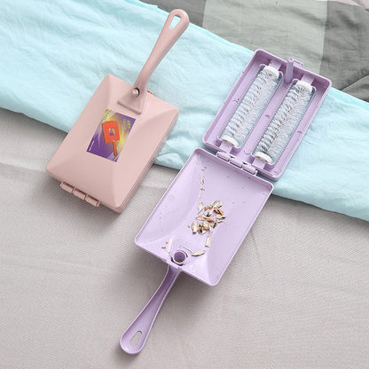 Handheld Double Roller Carpet Roller Brush