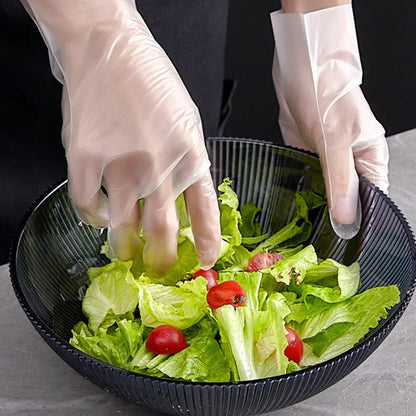 🔥Food Grade Transparent Thickened Disposable Gloves
