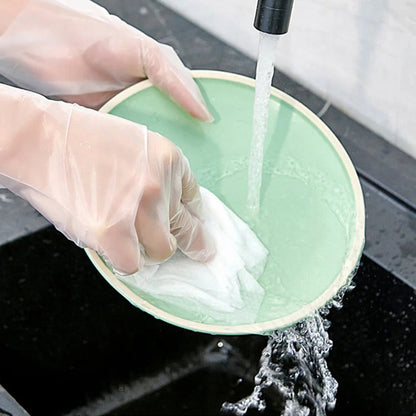 🔥Food Grade Transparent Thickened Disposable Gloves