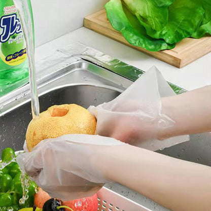 🔥Food Grade Transparent Thickened Disposable Gloves