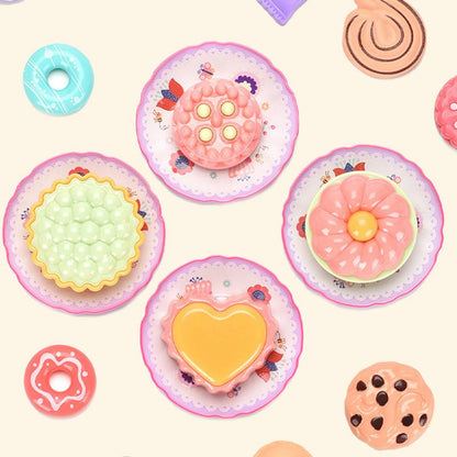 🦄☕️ Tea parties are serious business — 17 desserts, 4 cups, a teapot, and a rainbow castle. Safe, non-toxic, and portable. Let the imagination pour. ✨