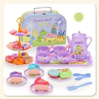🦄☕️ Tea parties are serious business — 17 desserts, 4 cups, a teapot, and a rainbow castle. Safe, non-toxic, and portable. Let the imagination pour. ✨
