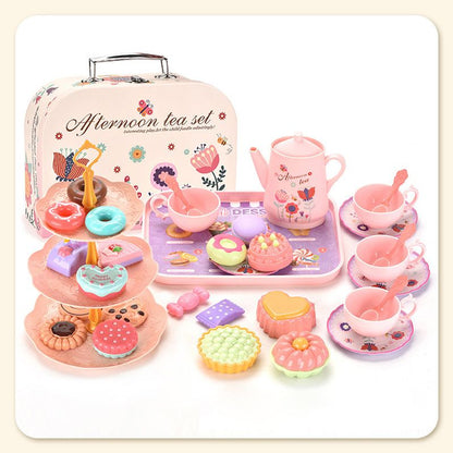 🦄☕️ Tea parties are serious business — 17 desserts, 4 cups, a teapot, and a rainbow castle. Safe, non-toxic, and portable. Let the imagination pour. ✨