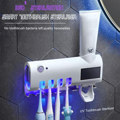 🚿Wall-Mounted UV Toothbrush Sanitizer & Holder
