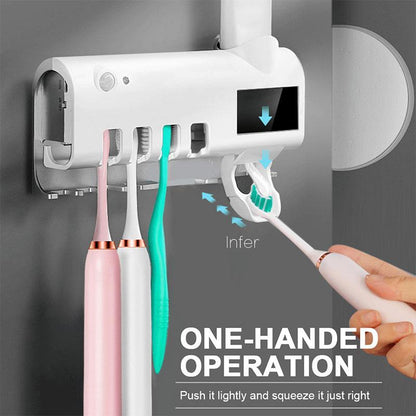 🚿Wall-Mounted UV Toothbrush Sanitizer & Holder