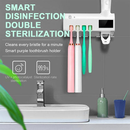 🚿Wall-Mounted UV Toothbrush Sanitizer & Holder