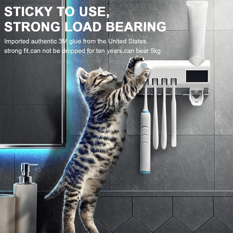 🚿Wall-Mounted UV Toothbrush Sanitizer & Holder