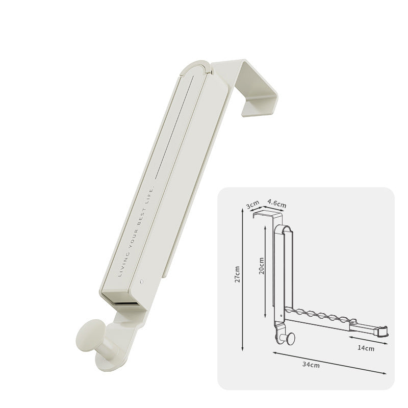 ❄️Summerfresh 50% OFF!🏠Fold-Down Clothes Hanging Rail – Space-Saving 6-Slot Hanger with No-Drill Installation Options