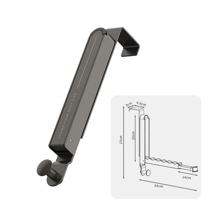 ❄️Summerfresh 50% OFF!🏠Fold-Down Clothes Hanging Rail – Space-Saving 6-Slot Hanger with No-Drill Installation Options