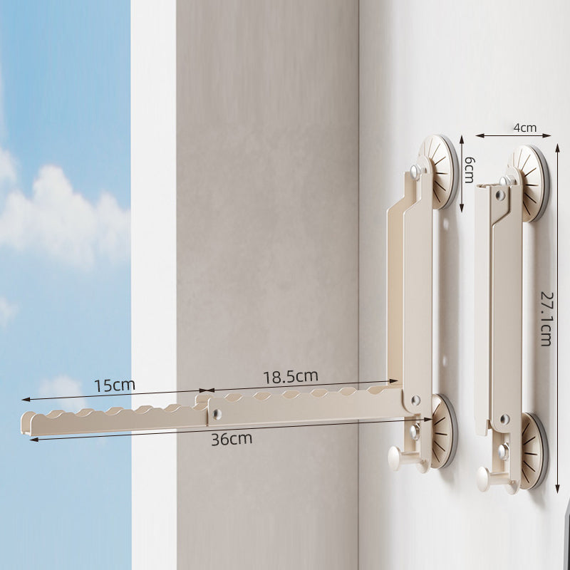 ❄️Summerfresh 50% OFF!🏠Fold-Down Clothes Hanging Rail – Space-Saving 6-Slot Hanger with No-Drill Installation Options
