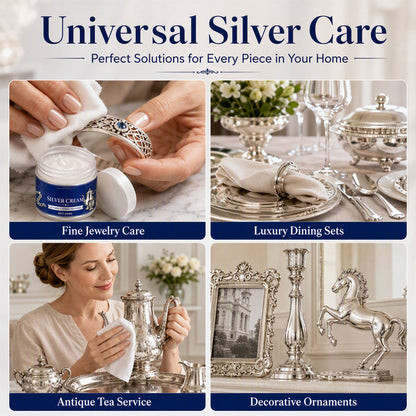 🥳2026 HOT SALE🥳💞50K+ SOLD! ✨🔧 50% OFF! Silver Shine Restoring Cream – Removes heavy tarnish & oxidation, restores mirror-like brilliance. Forms protective shield – keeps silver gleaming for weeks! 💎🛡️