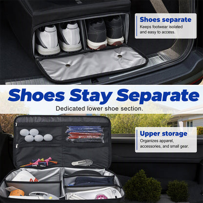 🥳2026 HOT SALE🥳💞50K+ SOLD! 🏌️🧳 50% OFF! Golf Trunk Organizer – large-capacity compartments keep shoes, balls & gear tidy. Durable, easy-carry & perfect for course trips! 🛡️✅
