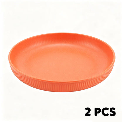Unbreakable Wheat Straw Dinner Plates