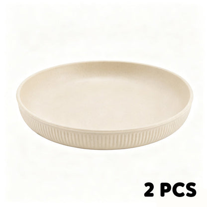 Unbreakable Wheat Straw Dinner Plates