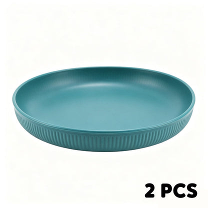 Unbreakable Wheat Straw Dinner Plates