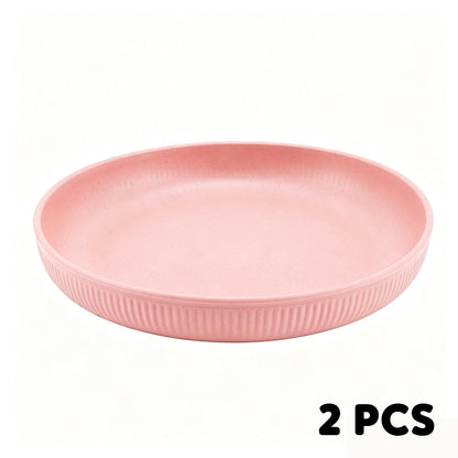 Unbreakable Wheat Straw Dinner Plates