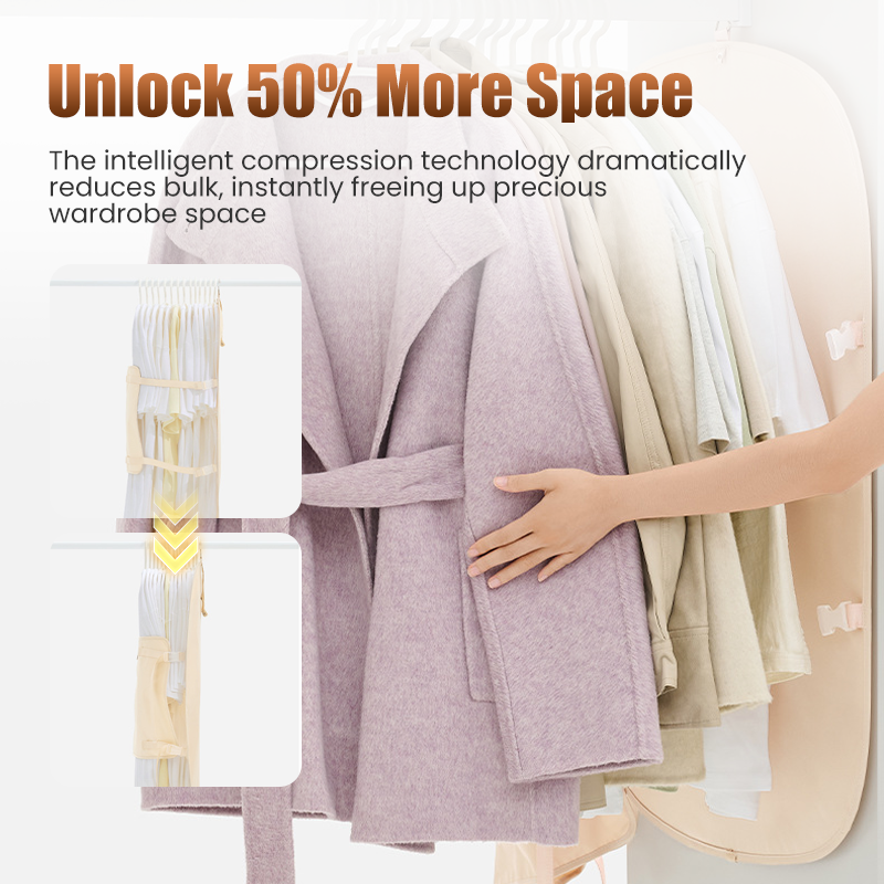 🥳HOT SALE🥳💞50K+ SOLD! Clothing Cover – Dust-proof, large capacity & compression. Tidy wardrobe – grab yours! ✅