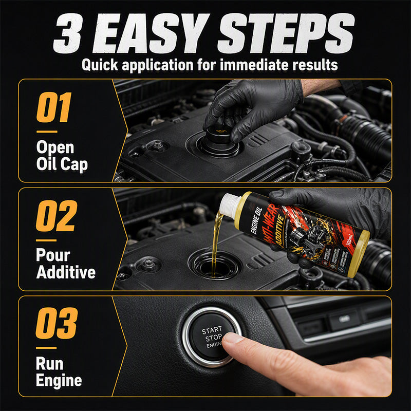 🚗⚙️ Anti-Wear Engine Oil Additive | Friction Reduction & Engine Protection 🔥🛡️