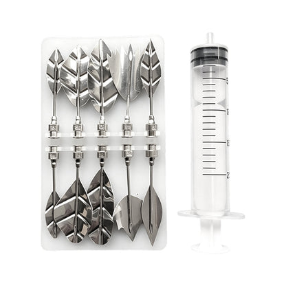 Professional 3D Jelly Art Kit‑ 304 Stainless Steel 10‑Piece Floral Gelatin Art Tools with Syringe, DIY 3D Flower Jelly Cake Decorating Set for Pastry & Baking Lovers