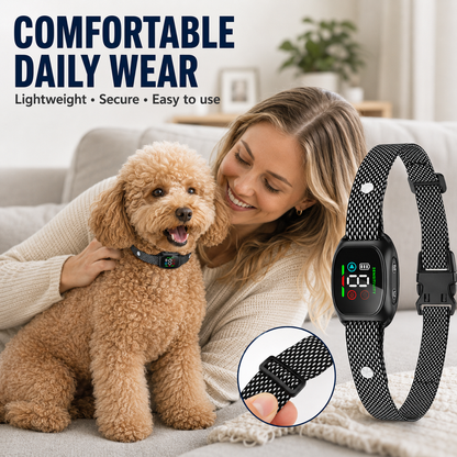 ⭐ Bestseller! No-shock anti-bark collar – beep & vibration modes, IP67 waterproof. Fits all sizes. 🐕✨