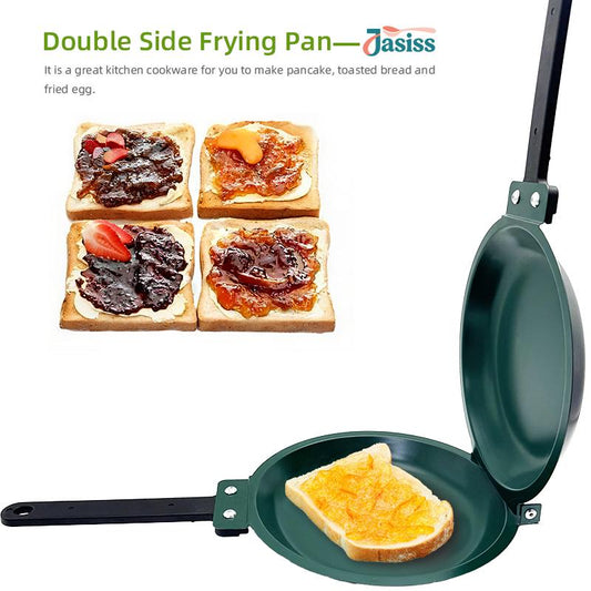 🔥50% OFF NOW! Non‑Stick Dual‑Use Double‑Side Frying Pan‑ Flip‑Type Stovetop Cookware for Pancakes, Toasted Bread, Steaks & Waffle Cones, Easy‑Flip Non‑Stick Kitchen Griddle Pan