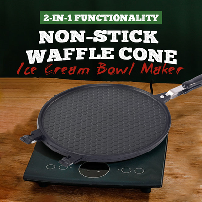 🔥50% OFF NOW! Non‑Stick Dual‑Use Double‑Side Frying Pan‑ Flip‑Type Stovetop Cookware for Pancakes, Toasted Bread, Steaks & Waffle Cones, Easy‑Flip Non‑Stick Kitchen Griddle Pan