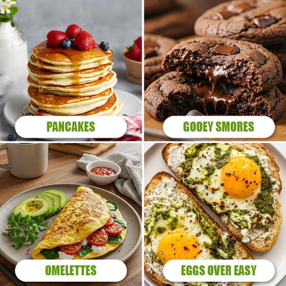 🔥50% OFF NOW! Non‑Stick Dual‑Use Double‑Side Frying Pan‑ Flip‑Type Stovetop Cookware for Pancakes, Toasted Bread, Steaks & Waffle Cones, Easy‑Flip Non‑Stick Kitchen Griddle Pan
