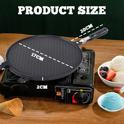 🔥50% OFF NOW! Non‑Stick Dual‑Use Double‑Side Frying Pan‑ Flip‑Type Stovetop Cookware for Pancakes, Toasted Bread, Steaks & Waffle Cones, Easy‑Flip Non‑Stick Kitchen Griddle Pan