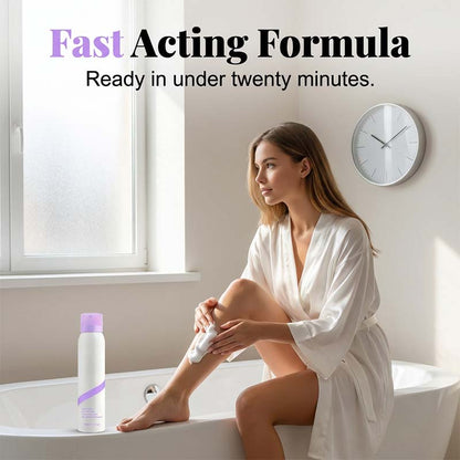 🧴50% OFF NOW! Gentle Painless Hair Removal Mousse‑ Quick Moisturizing Foam Depilatory Spray, Soothing Painless Body Hair Remover for Arms, Legs & Underarms