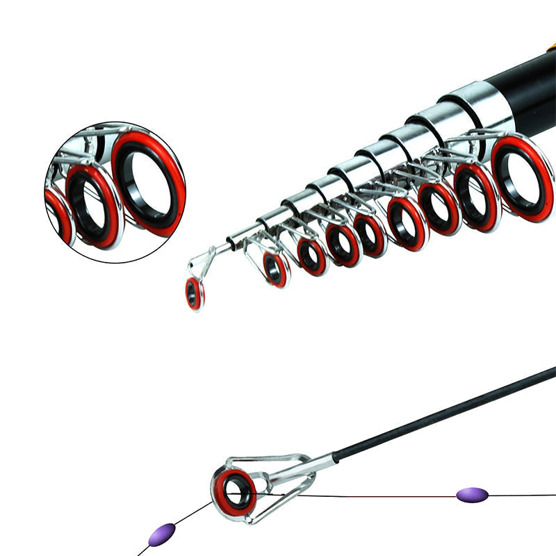 Lure rod and reel set