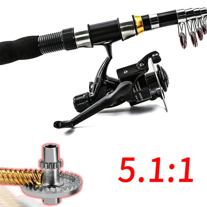 Lure rod and reel set